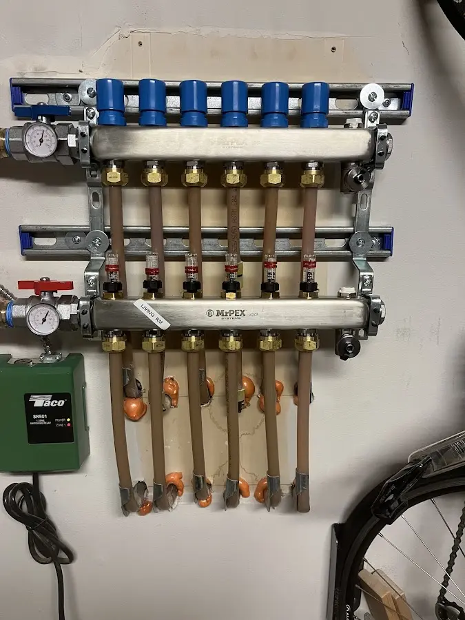 Plumber performing Leak Detection at a residential property in Pine Grove